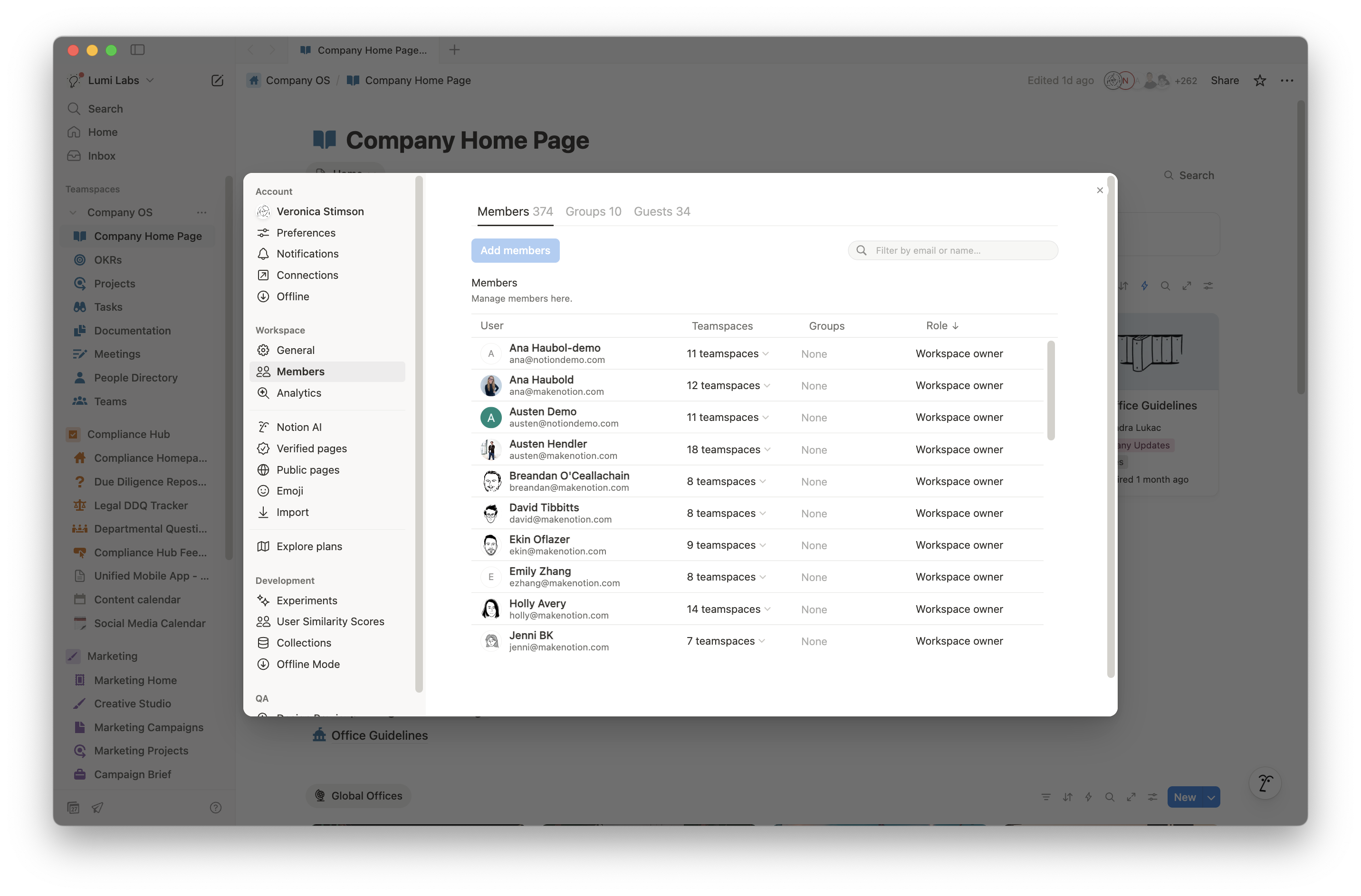 Workspace Access permissioning